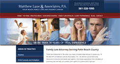 Desktop Screenshot of matthewlaneandassociates.com