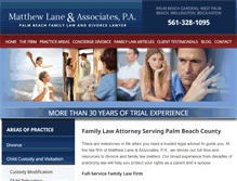 Tablet Screenshot of matthewlaneandassociates.com